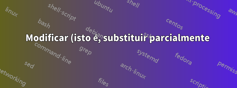 Modificar (isto é, substituir parcialmente) as configurações de protrusão de caracteres do microtipo para caracteres específicos