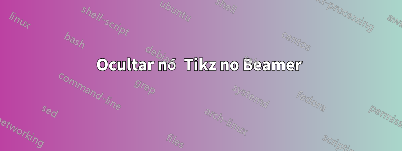Ocultar nó Tikz no Beamer