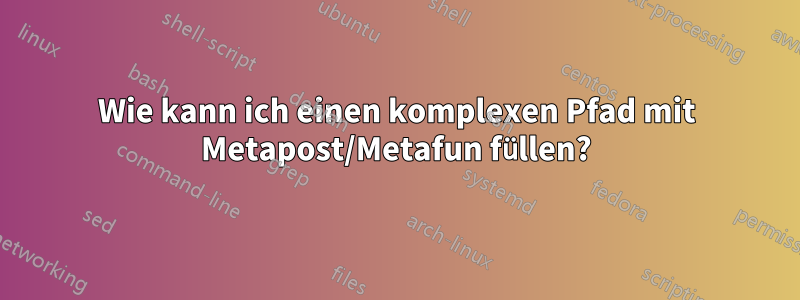 Wie kann ich einen komplexen Pfad mit Metapost/Metafun füllen?