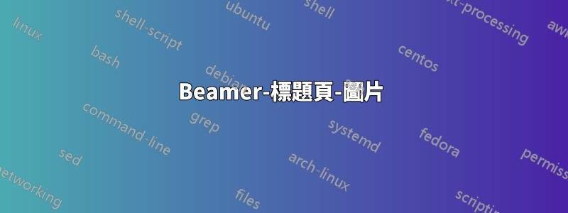 Beamer-標題頁-圖片