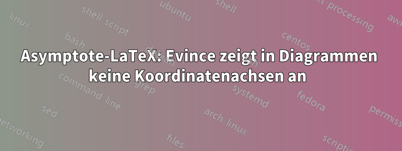 Asymptote-LaTeX: Evince zeigt in Diagrammen keine Koordinatenachsen an 