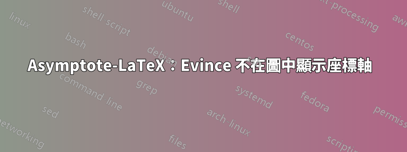 Asymptote-LaTeX：Evince 不在圖中顯示座標軸 