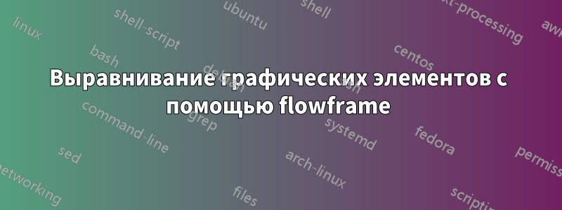 Выравнивание графических элементов с помощью flowframe