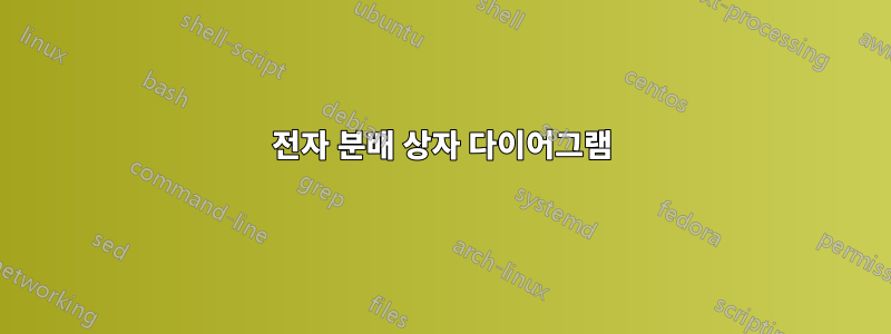 전자 분배 상자 다이어그램