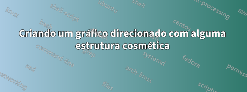 Criando um gráfico direcionado com alguma estrutura cosmética