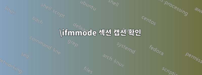\ifmmode 섹션 캡션 확인
