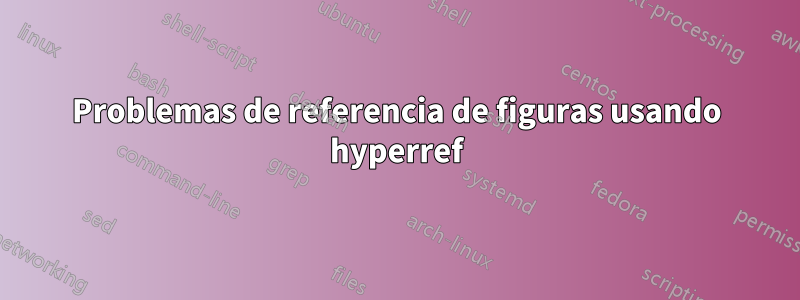 Problemas de referencia de figuras usando hyperref