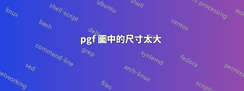 pgf 圖中的尺寸太大