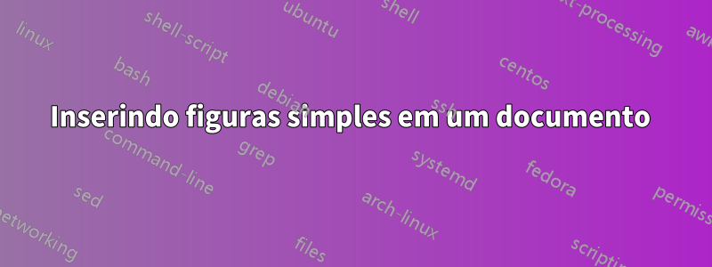 Inserindo figuras simples em um documento