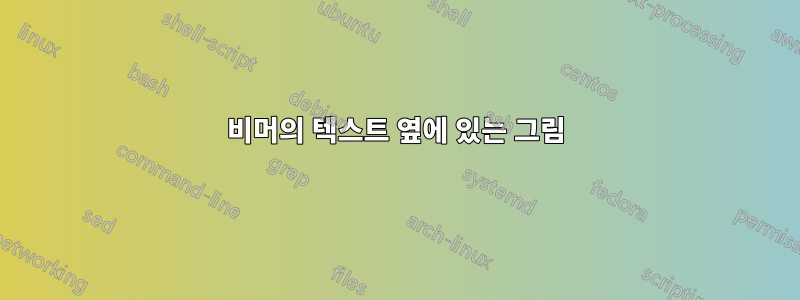 비머의 텍스트 옆에 있는 그림