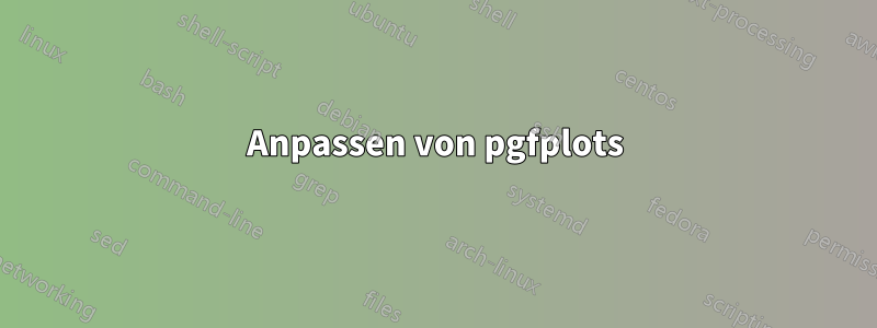 Anpassen von pgfplots