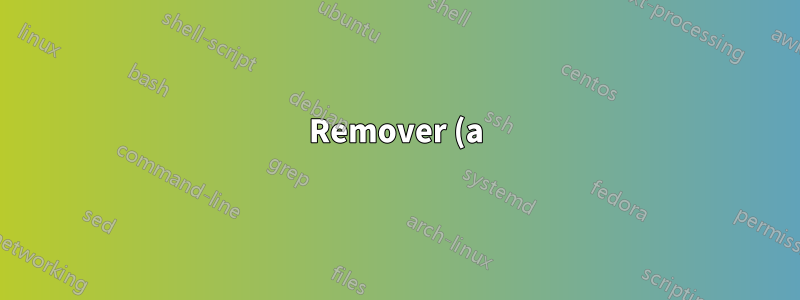 Remover (a), (b) da numeração das subfiguras, mas manter a legenda da subfigura?