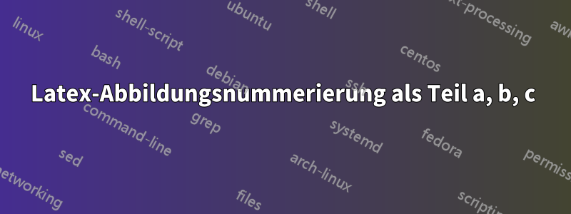 Latex-Abbildungsnummerierung als Teil a, b, c