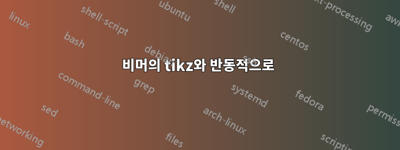 비머의 tikz와 반동적으로