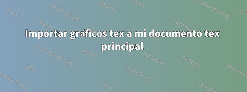 Importar gráficos tex a mi documento tex principal