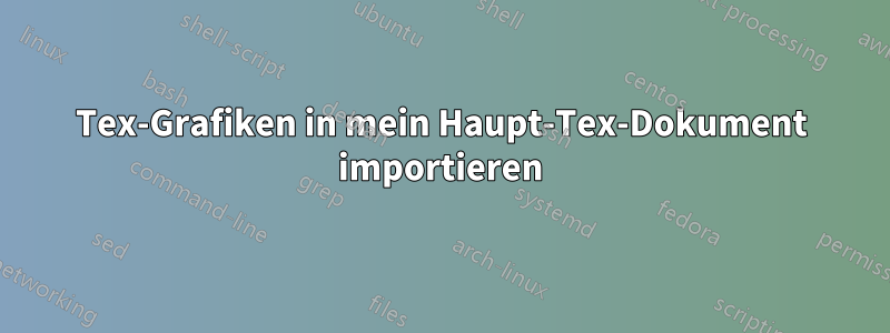 Tex-Grafiken in mein Haupt-Tex-Dokument importieren