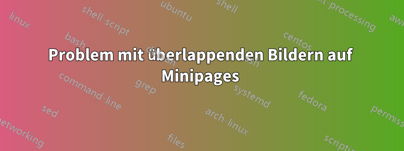 Problem mit überlappenden Bildern auf Minipages