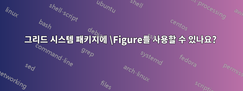 그리드 시스템 패키지에 \Figure를 사용할 수 있나요?