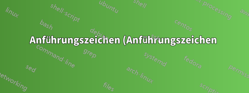 Anführungszeichen (Anführungszeichen) xelatex + polyglossia + csquotes