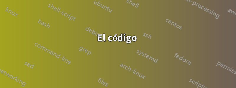 El código