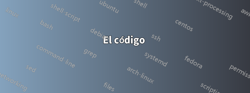 El código