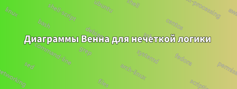 Диаграммы Венна для нечеткой логики