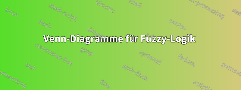 Venn-Diagramme für Fuzzy-Logik