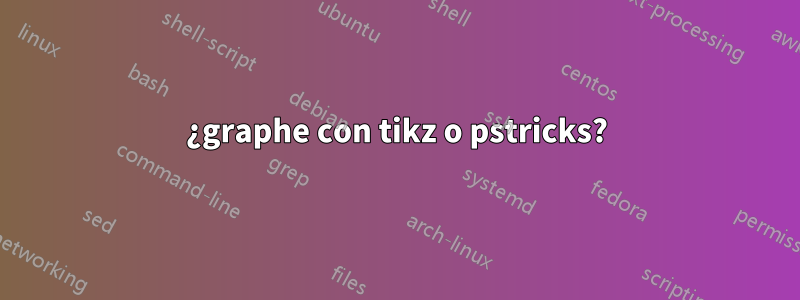 ¿graphe con tikz o pstricks?