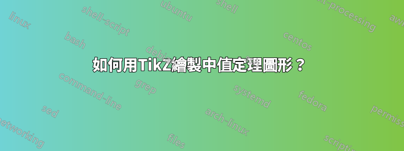 如何用TikZ繪製中值定理圖形？