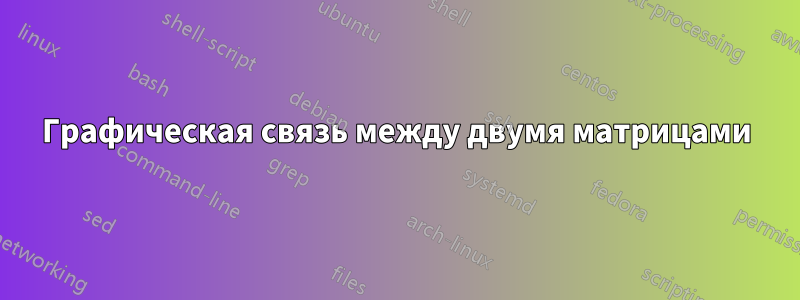 Графическая связь между двумя матрицами