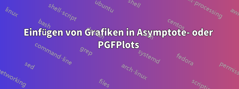 Einfügen von Grafiken in Asymptote- oder PGFPlots