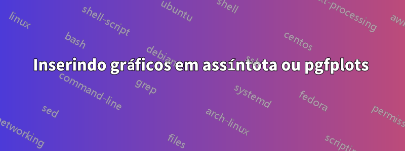 Inserindo gráficos em assíntota ou pgfplots