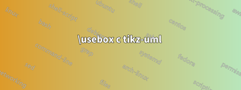 \usebox с tikz-uml