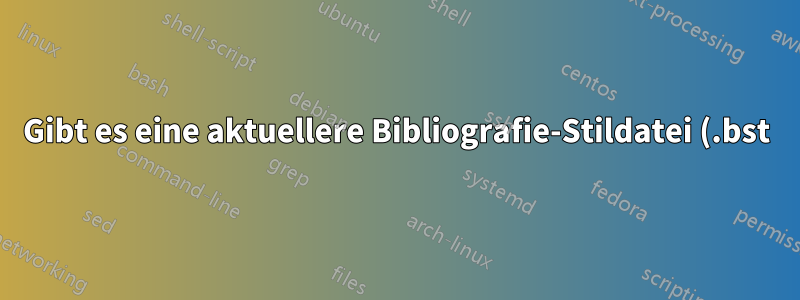 Gibt es eine aktuellere Bibliografie-Stildatei (.bst) für PNAS?