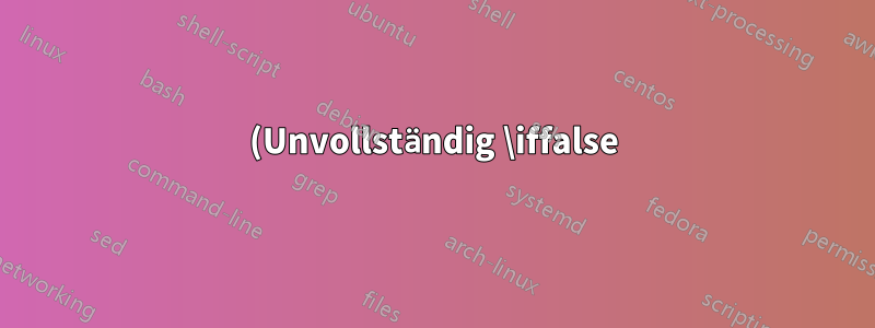 (Unvollständig \iffalse) mit Aufzählung und Hebräisch
