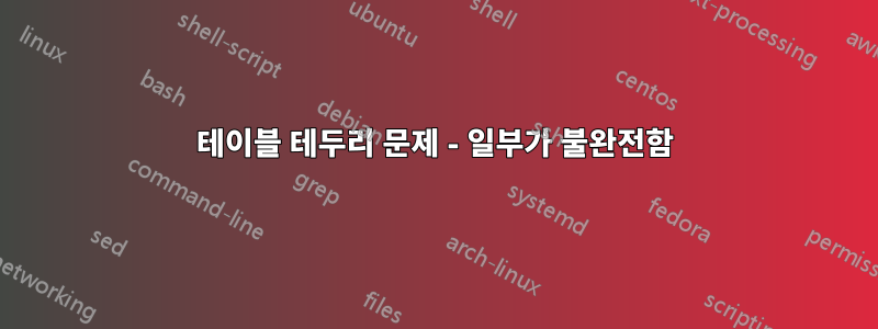 테이블 테두리 문제 - 일부가 불완전함