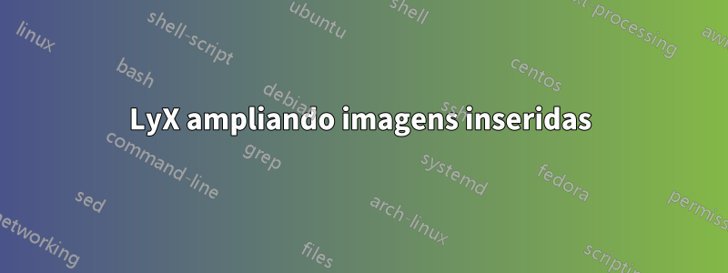 LyX ampliando imagens inseridas