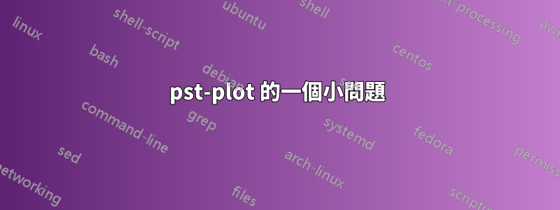 pst-plot 的一個小問題