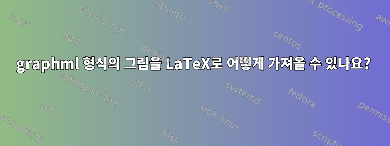 graphml 형식의 그림을 LaTeX로 어떻게 가져올 수 있나요?