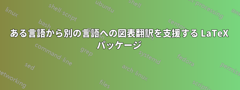 ある言語から別の言語への図表翻訳を支援する LaTeX パッケージ