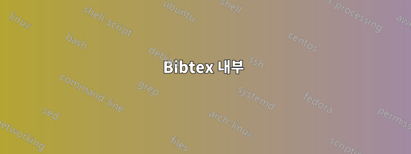 Bibtex 내부