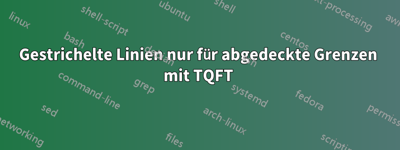 Gestrichelte Linien nur für abgedeckte Grenzen mit TQFT