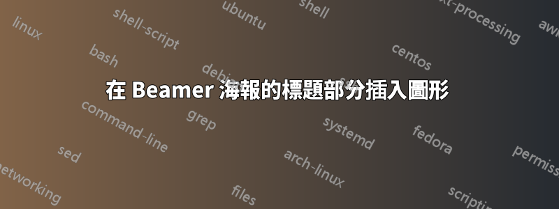 在 Beamer 海報的標題部分插入圖形