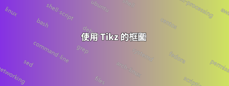 使用 Tikz 的框圖