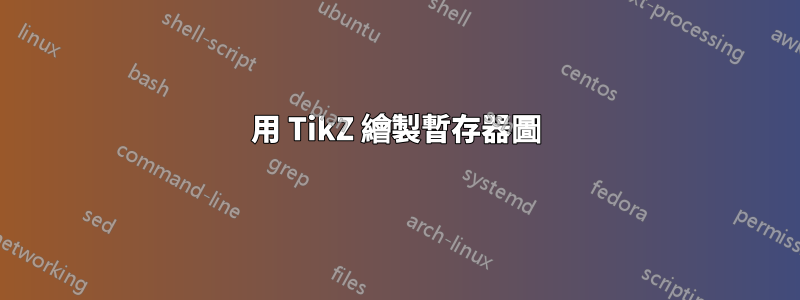 用 TikZ 繪製暫存器圖
