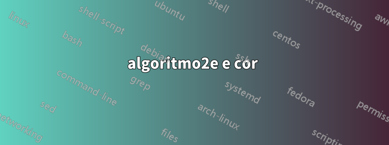 algoritmo2e e cor
