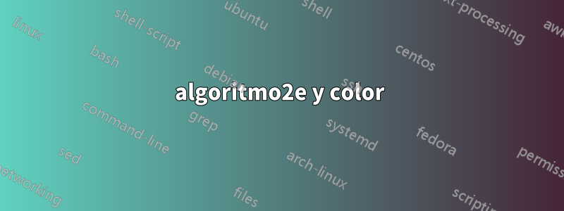 algoritmo2e y color