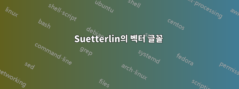 Suetterlin의 벡터 글꼴