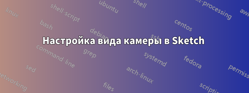 Настройка вида камеры в Sketch