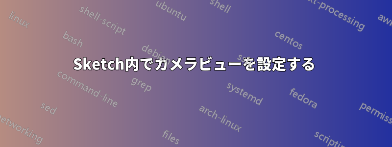Sketch内でカメラビューを設定する